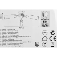 Люстра Element 3xE14x40 Вт, цвет хром