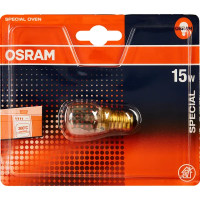 Лампа накаливания для духовки Osram трубчатая E14 15 Вт свет тёплый белый