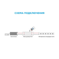 Комплект светодиодной ленты Apeyron 229ОО 2835 120 диод/14.4 Вт/м 12 В 10 мм IP20 5 м нейтральный белый свет