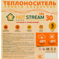 Теплоноситель Hot Stream Lite HS-010603 -30°C 10 кг этиленгликоль