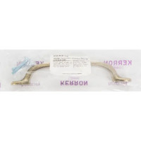 Ручка-скоба Kerron 96 мм металл с фарфором цвет бронза