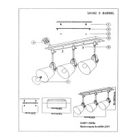 Спот Barrel 3xE27x40 Вт