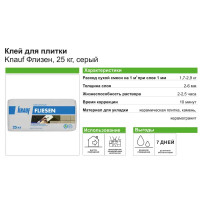 Клей для плитки Knauf Флизен 25 кг