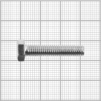 Болт DIN 933 M6x30 мм, на вес