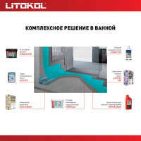 Клей для плитки Litokol Litoflex K80 25 кг