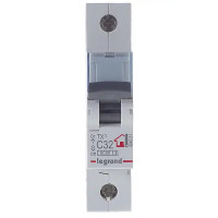 Автоматический выключатель Legrand TX3 1P C32 А 6 кА