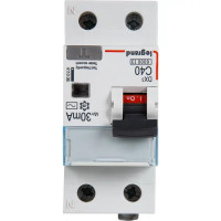 Дифференциальный автомат Legrand DX3 1P N C40 A 30 мА 6 кА AC 411006