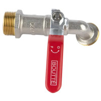 Кран садовый на 1/4 оборотов 3/4 дюйма