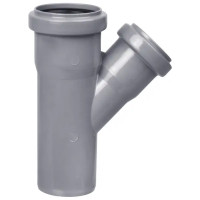 Тройник Ø 50x40/45° полипропилен
