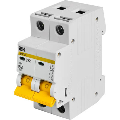 Выключатель автоматический IEK 2 полюса 32 A