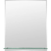 Зеркало для ванной Omega Glass NNFP006М с полкой 50x60 см прямоугольное