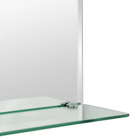 Зеркало для ванной Omega Glass NNFP006М с полкой 50x60 см прямоугольное