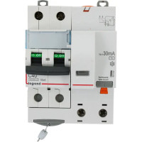 Дифференциальный автомат Legrand DX3 2P C40 A 30 мА 6 кА AC 411162