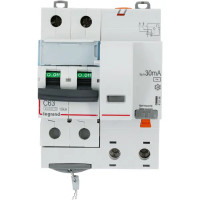 Дифференциальный автомат Legrand DX3 2P C63 A 30 мА 6 кА AC 411164