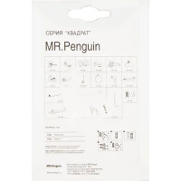 Крючок двойной Mr Penguin Квадрат