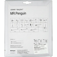 Держатель для полотенец Mr Penguin Квадрат цвет хром