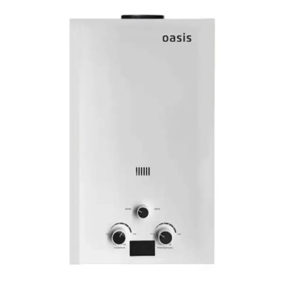 Колонка газовая Oasis 59x34x14 см 10 л/мин белая