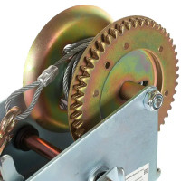 Лебедка ручная Калибр ЛБ-1100, грузоподъемность 1100 кг