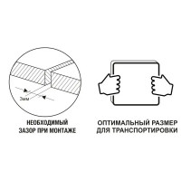 Фанера 12 мм ФК шлифованная 760x760 мм сорт 3/4 0.578 м²