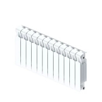 Радиатор Rifar Monolit 350/100 биметалл 12 секций боковое подключение цвет белый