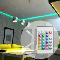 Контроллер RGB 12 В до 72 Вт или 24 В до 144 Вт пульт до 10 м ленты IP20