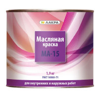 Краска масляная Лакра МА-15 цвет салатовый 1.9 кг