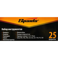 Набор инструментов слесарно-монтажный Sparta, 25 предметов
