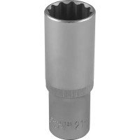 Торцевая головка удлиненная двенадцатигранная Jonnesway 49070 1/2 дюйма 21 мм