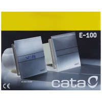 Вентилятор осевой вытяжной Cata E100G D100 мм 31 дБ 115 м³/ч цвет белый