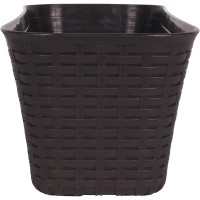 Ящик балконный Idea Ротанг 40x18x16 см v11 л пластик коричневый