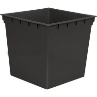Горшок цветочный Idea Ротанг 20x20x36 см v5.5 л пластик коричневый