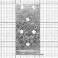 Угол крепежный равносторонний GAH ALBERTS KUR 80x80x40x2