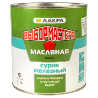 Краска Выбор Мастера масляная сурик железный 3 кг