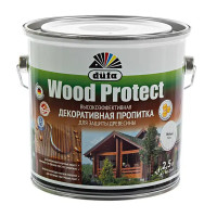 Антисептик Wood Protect цвет белый 2.5 л
