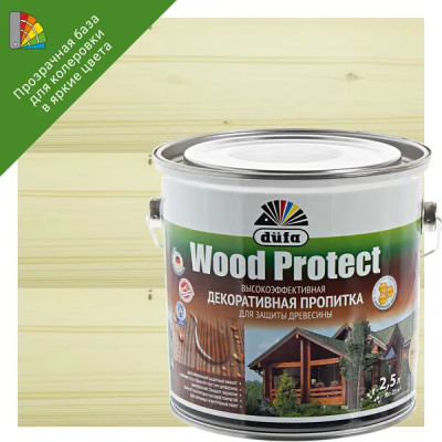 Антисептик Wood Protect прозрачный 2.5 л