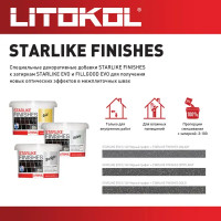 Декоративная добавка для эпоксидных затирок Litokol Starlike Finishes Spotlight цвет серебро 30 г