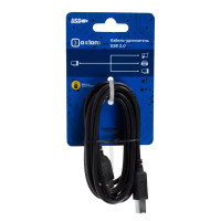 Кабель Oxion USB-mini USB 1.8 м цвет черный