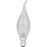 Лампа накаливания Bellight E14 230 В 60 Вт свеча на ветру матовая 3 м2 свет тёплый белый