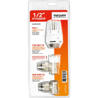 Комплект терморегулирующий Heizen 1/2 угловой для радиатора