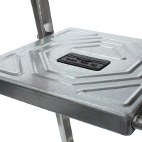 Стремянка алюминиевая Hailo 7 ступеней 8160-707, лоток для инструментов, максимальная нагрузка 150 кг