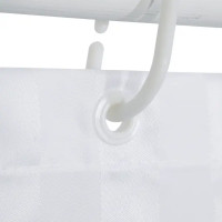 Штора для ванной Bath Plus 240x200 см полиэстер цвет белый