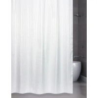 Штора для ванной Bath Plus 240x200 см полиэстер цвет белый