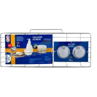 Полка для ванной Tatkraft Vacuum Screw одноярусная сталь
