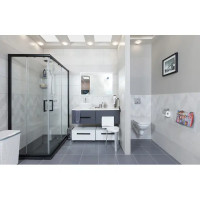 Зеркало для ванной Omega Glass NNB15 60x90 см прямоугольное цвет белый