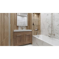 Зеркало для ванной Omega Glass NNB15 60x90 см прямоугольное цвет белый