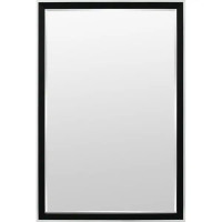 Зеркало для ванной Omega Glass NNB16 60x90 см прямоугольное цвет черный