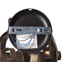 Настенный светильник бра Vitaluce Kantri 2 лампы 6м² Е14 цвет черненое золото