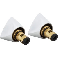 Головка вентильная керамическая М18x1 цвет хром 2 шт.