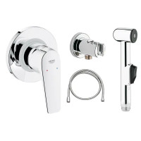 Набор душевой гигиенический Grohe Bauflow 29328000 1 режим, лейка 3 см, шланг 125 см