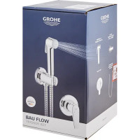 Набор душевой гигиенический Grohe Bauflow 29328000 1 режим, лейка 3 см, шланг 125 см